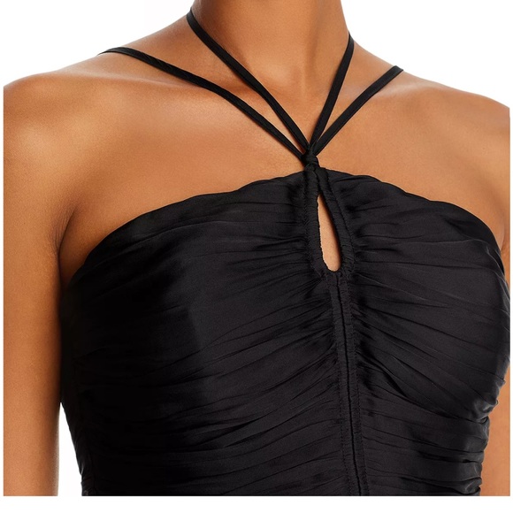 Aqua Black Midi Dress - Picture 3 of 7